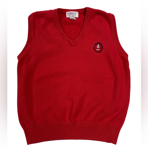 LA Mode Jackets & Blazers - Vintage LA Mode golf red sweater vest